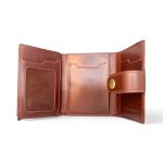 Men's Leather RFID Wallet with Aluminium Card Holder Ejection Function - Image 8